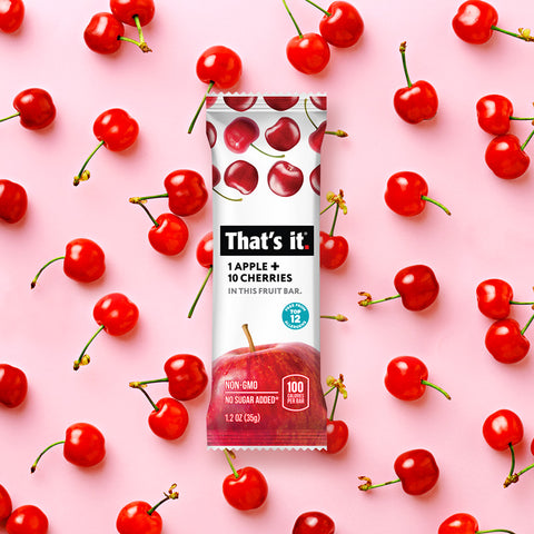 That's it. Apple + Cherry Fruit Bar