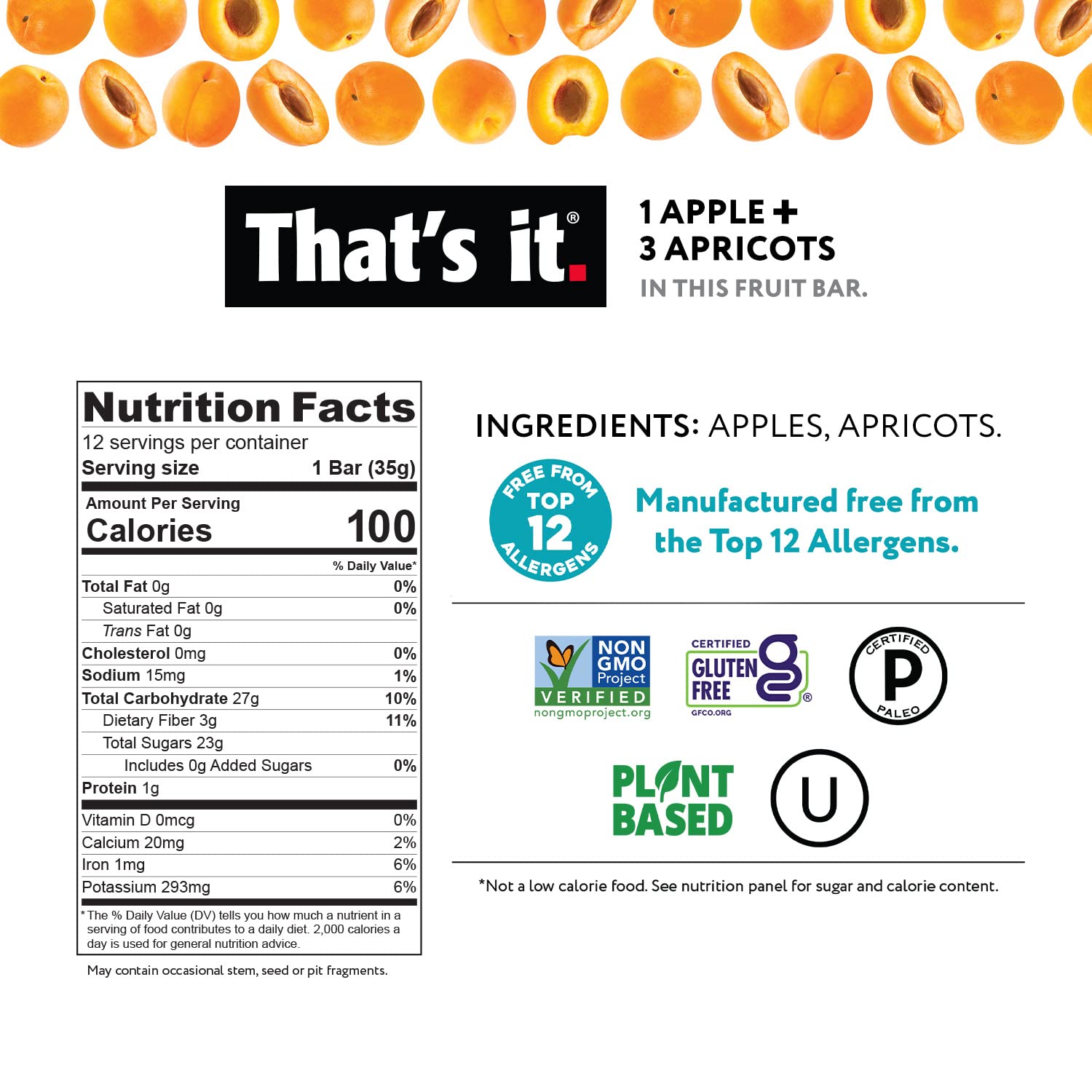 Apple + Apricot Fruit Bars photo 3