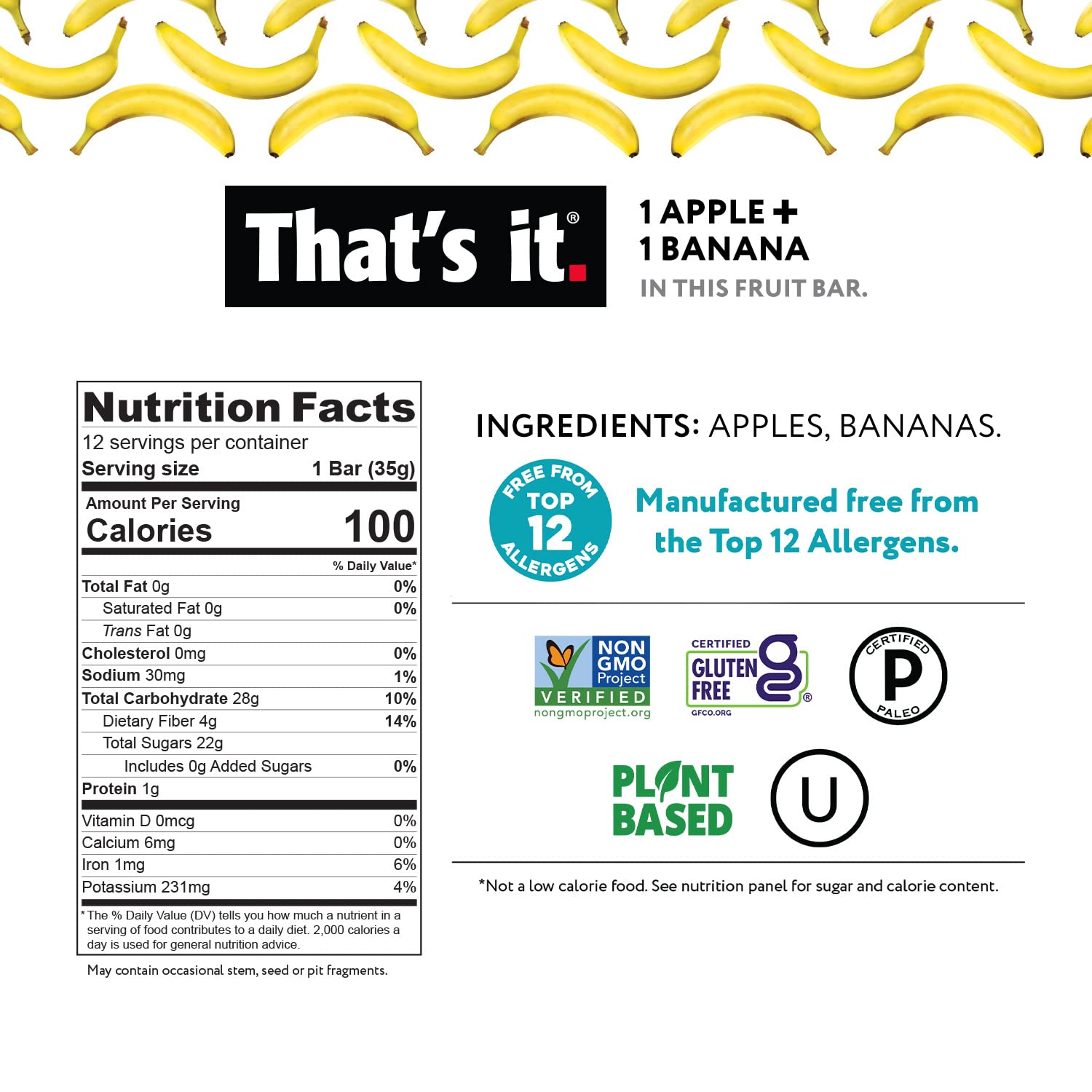 Apple + Banana Fruit Bars photo 3