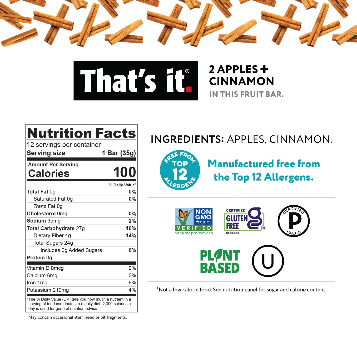 Apple + Cinnamon Fruit Bars photo 3