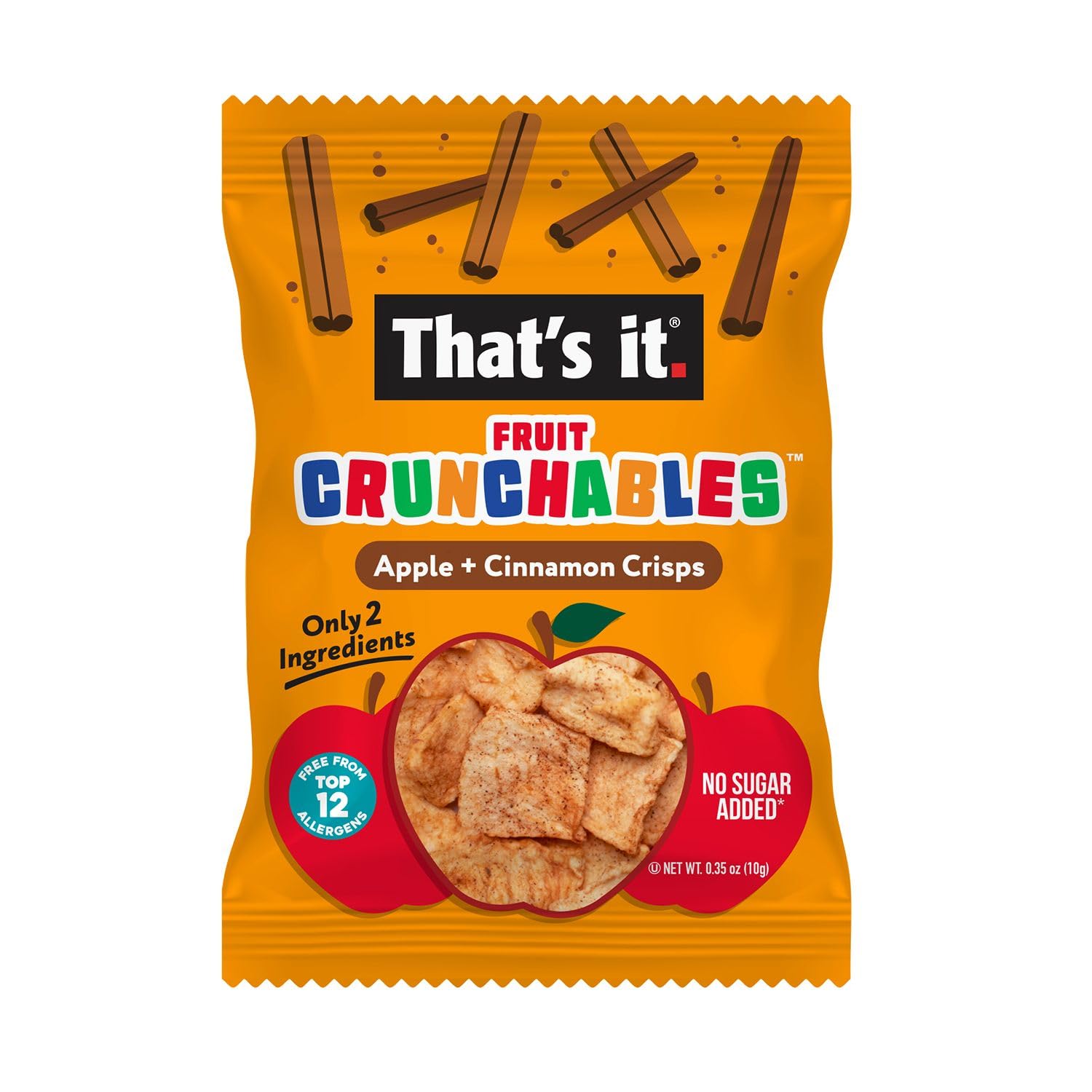 Apple + Cinnamon Crisps Fruit Crunchables (15 Packs) photo 3