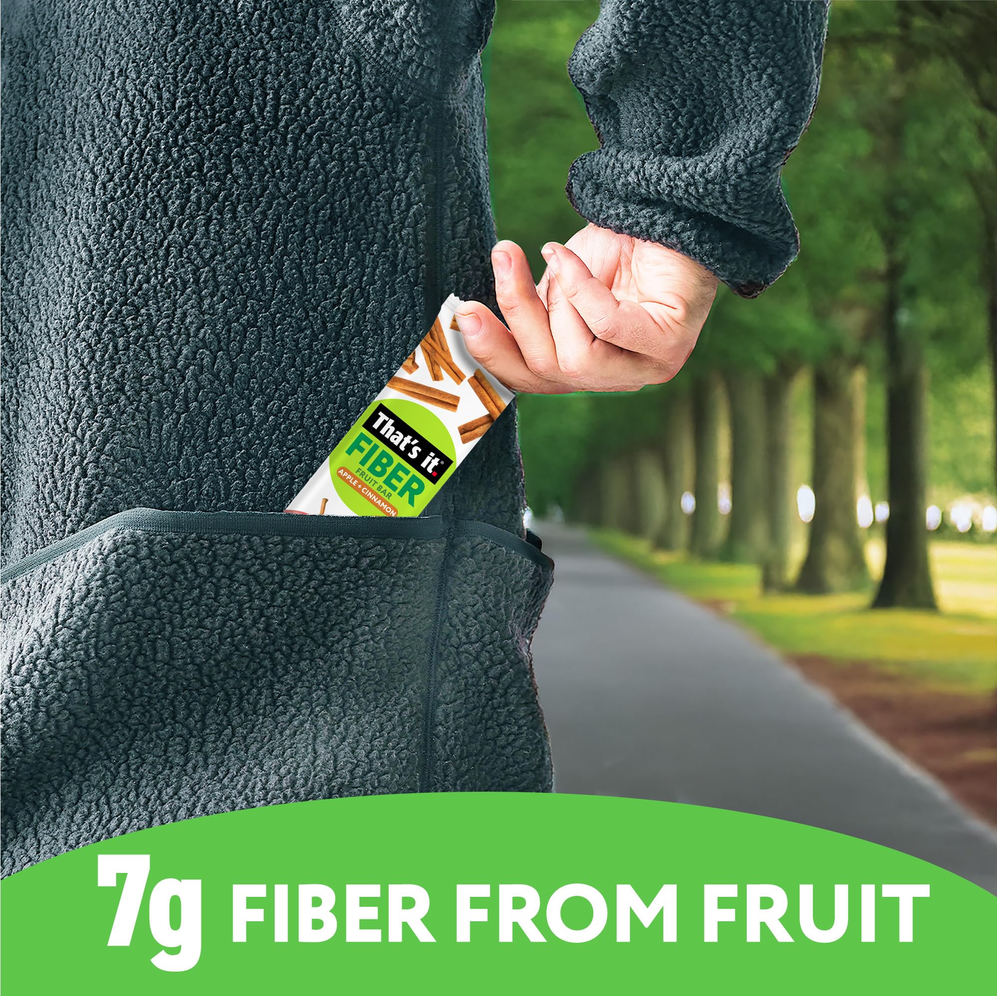 Apple + Cinnamon Fiber Fruit Bars (12 Bars) photo 5