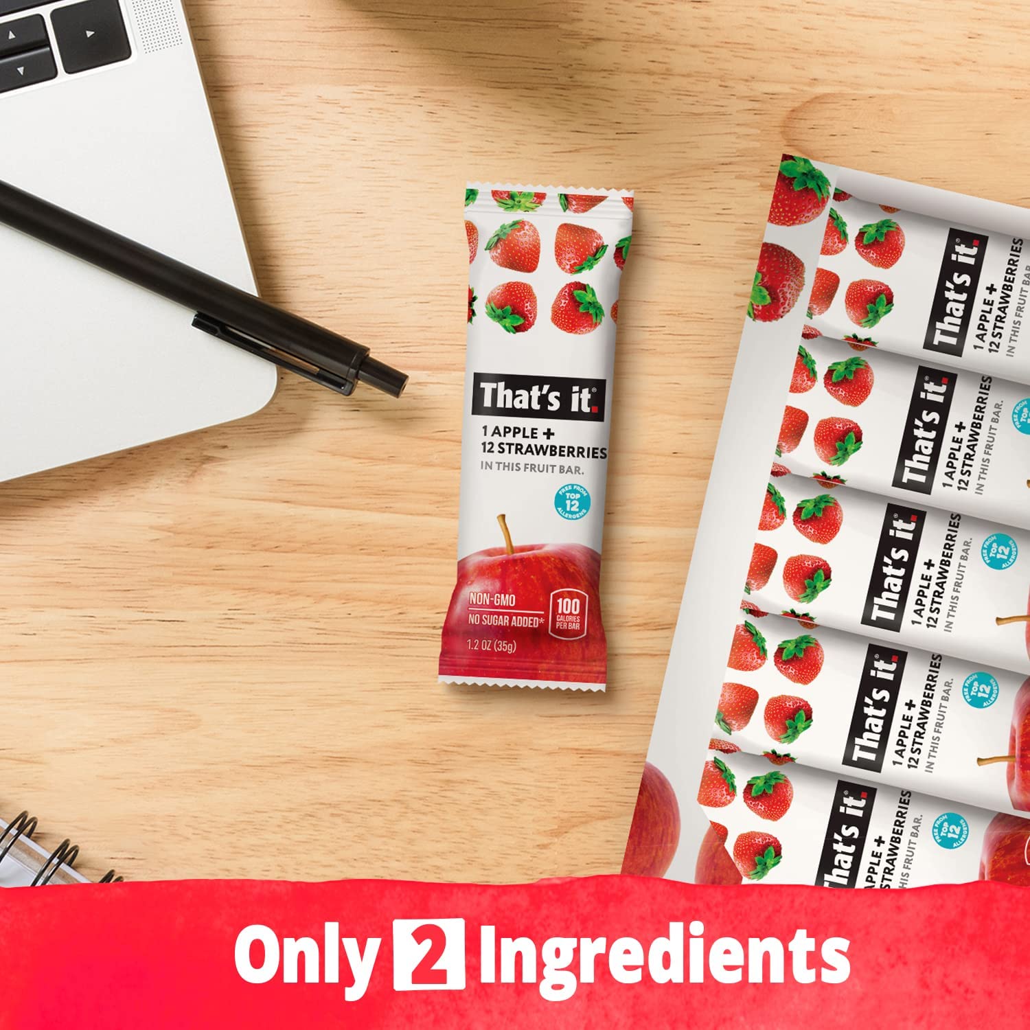 Apple + Strawberry Fruit Bars photo 6