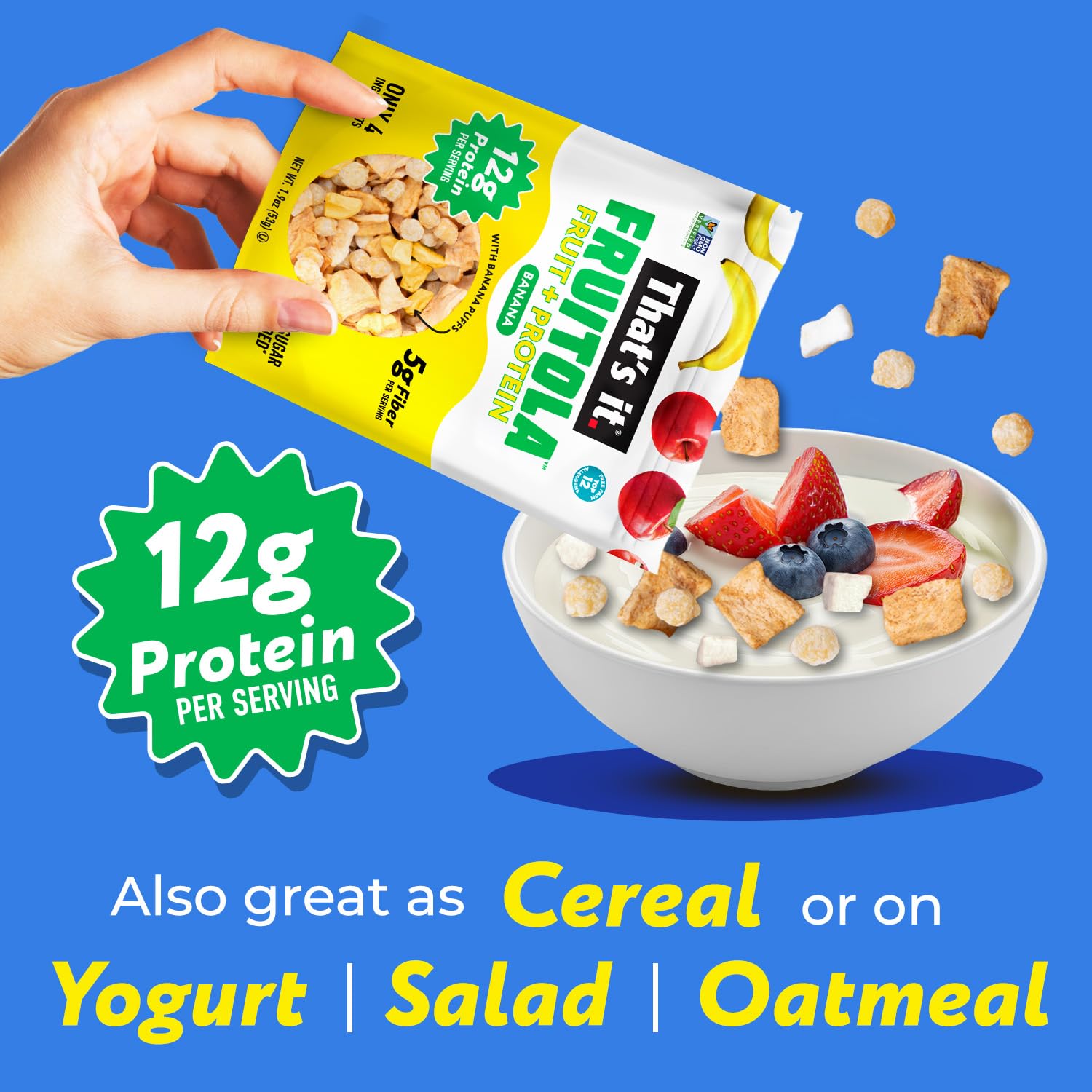 Banana Fruitola Fruit Granola - Snack Size (4 Packs) - 1.9oz photo 4