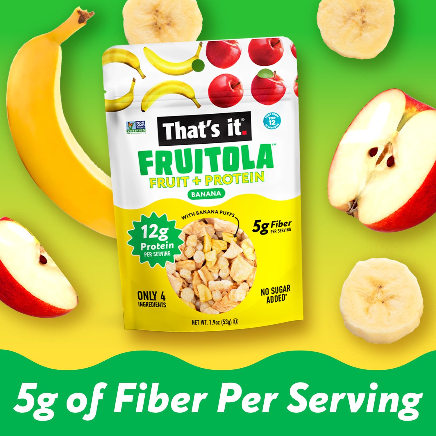 Banana Fruitola Fruit Granola - Snack Size (4 Packs) - 1.9oz photo 5