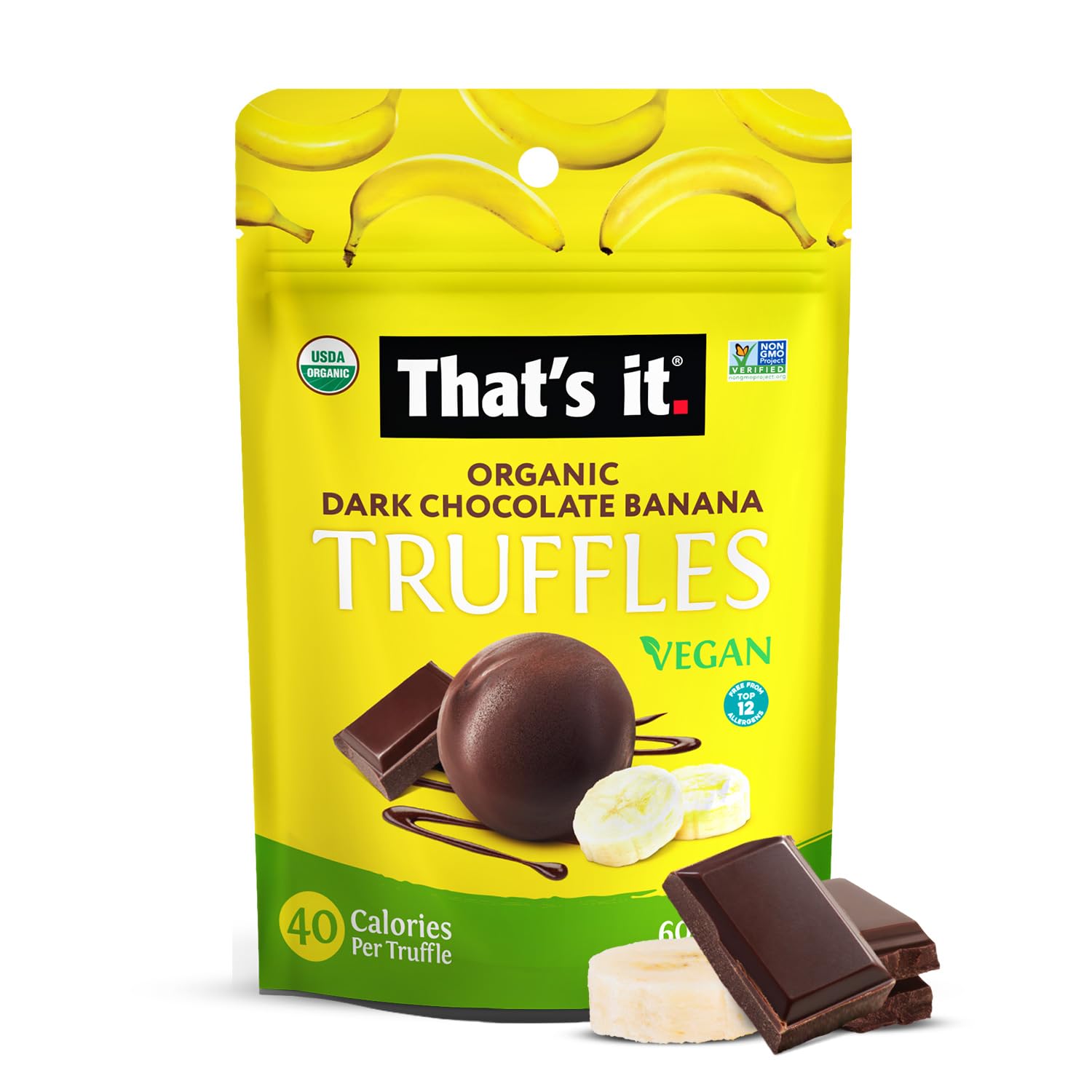 Organic Dark Chocolate Banana Truffles (3 Packs) photo 4