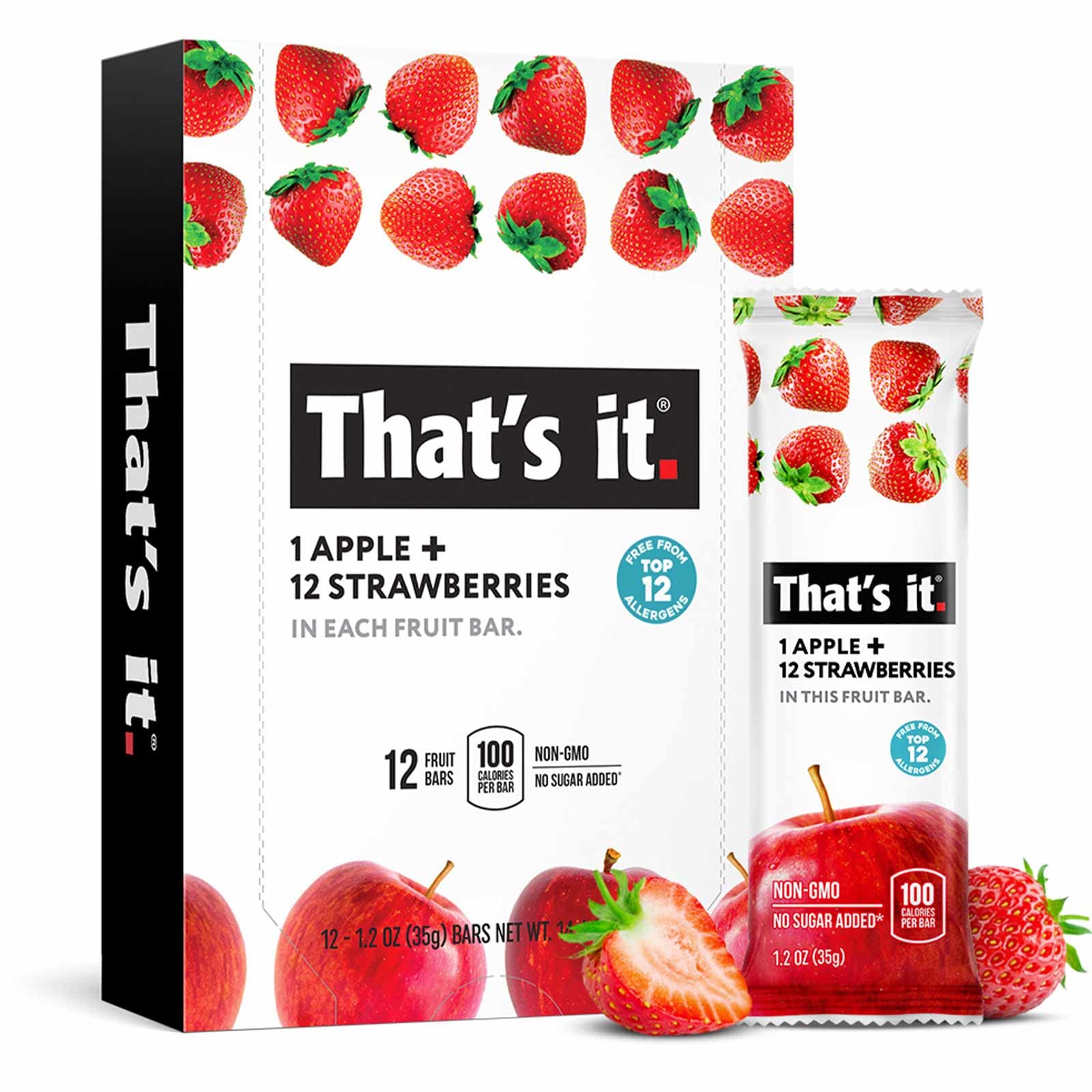 Best Sellers Fruit Bar Variety Pack - Blueberry, Fig & Strawberry (36 Bars) photo 5