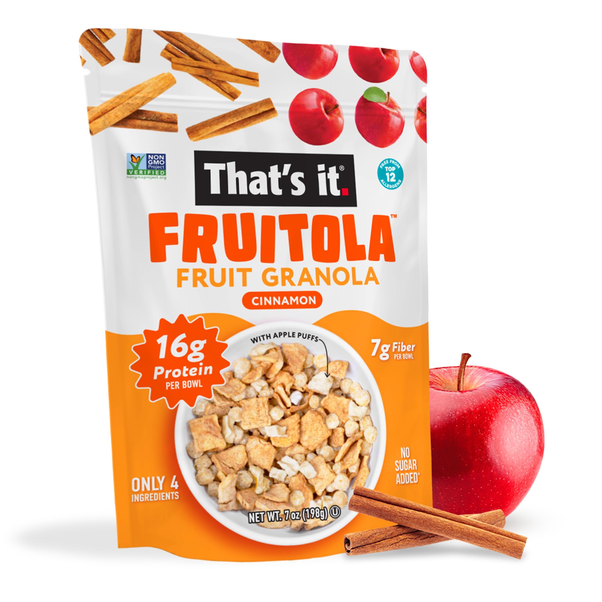 Cinnamon Fruitola Fruit Granola (3 Packs) - 7oz photo 3