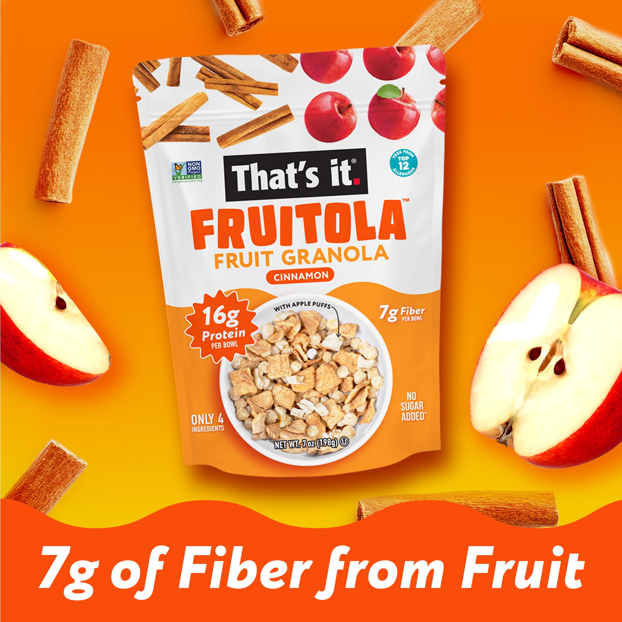 Cinnamon Fruitola Fruit Granola (3 Packs) - 7oz photo 5