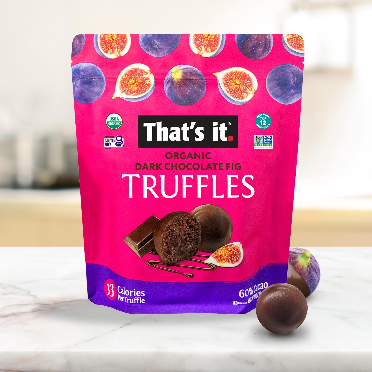 Organic Dark Chocolate Fig Truffles (20 oz) photo 5