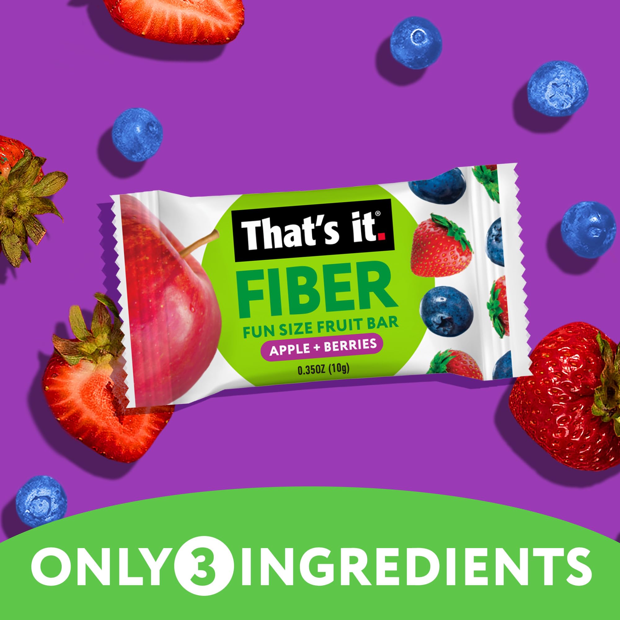 Fiber Fun Size Fruit Bar Variety - Mixed Berries & Banana (24 Bars) photo 4