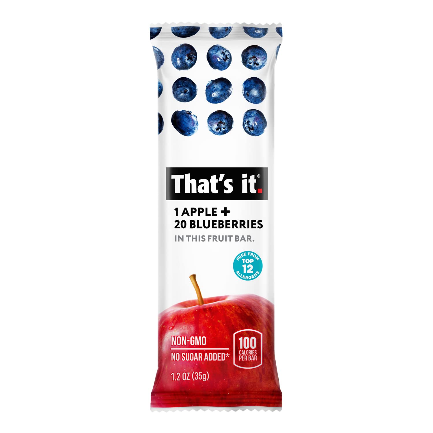 Fruit Bar Variety Pack - Strawberry & Blueberry (12 Bars) photo 4