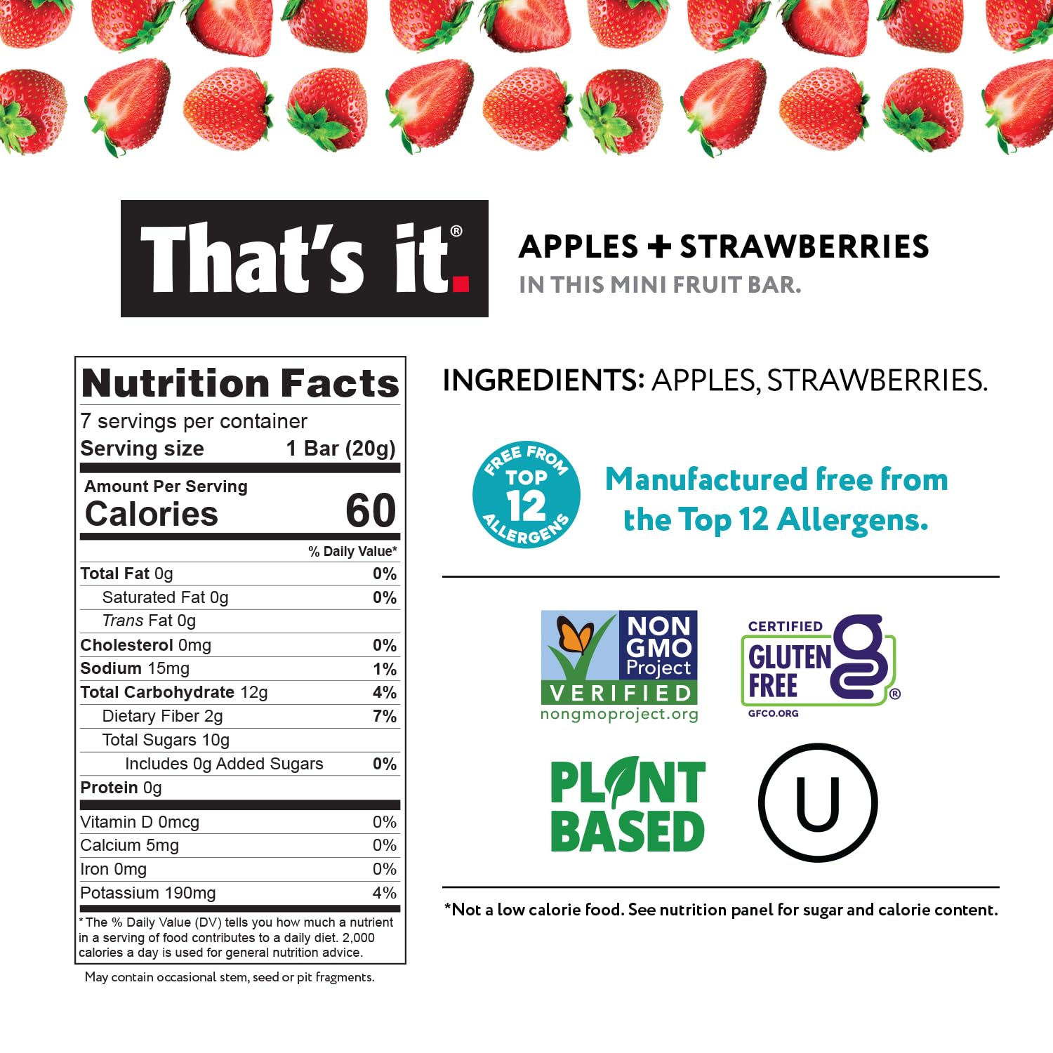Minis Variety Pack - Blueberry, Cherry, Fig, Mango & Strawberry (35 Bars) photo 4