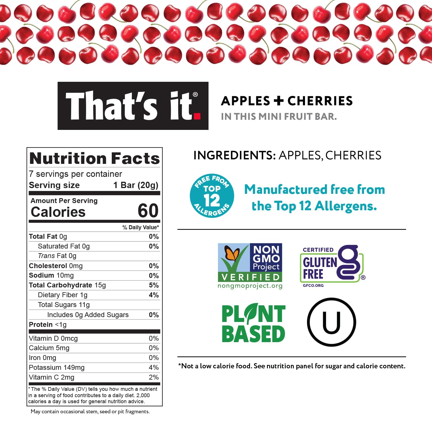 Minis Variety Pack - Blueberry, Cherry, Fig, Mango & Strawberry (35 Bars) photo 5