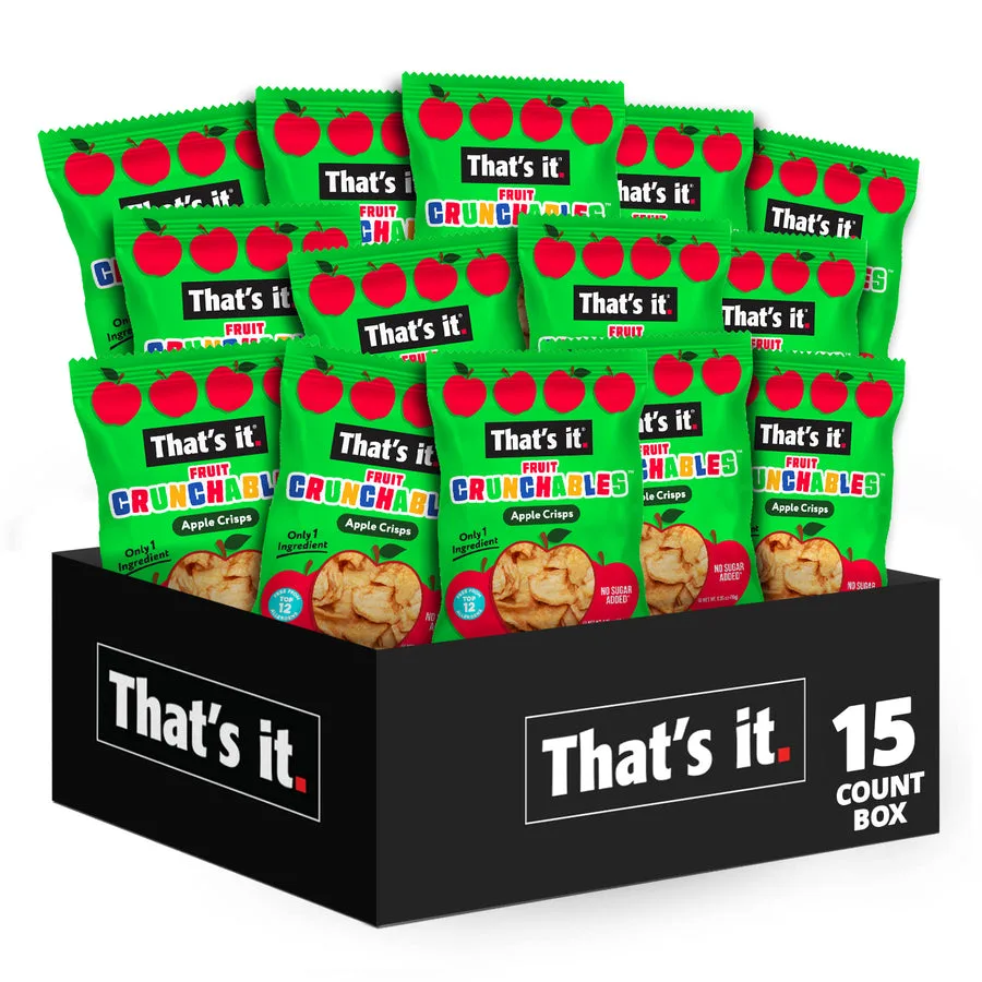 Apple Crisps Fruit Crunchables (15 Packs)